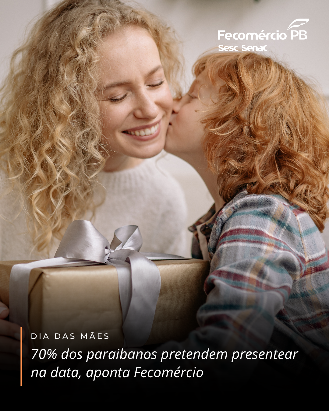 Dia das Mães: 70% dos paraibanos pretendem presentear na data, aponta Fecomércio