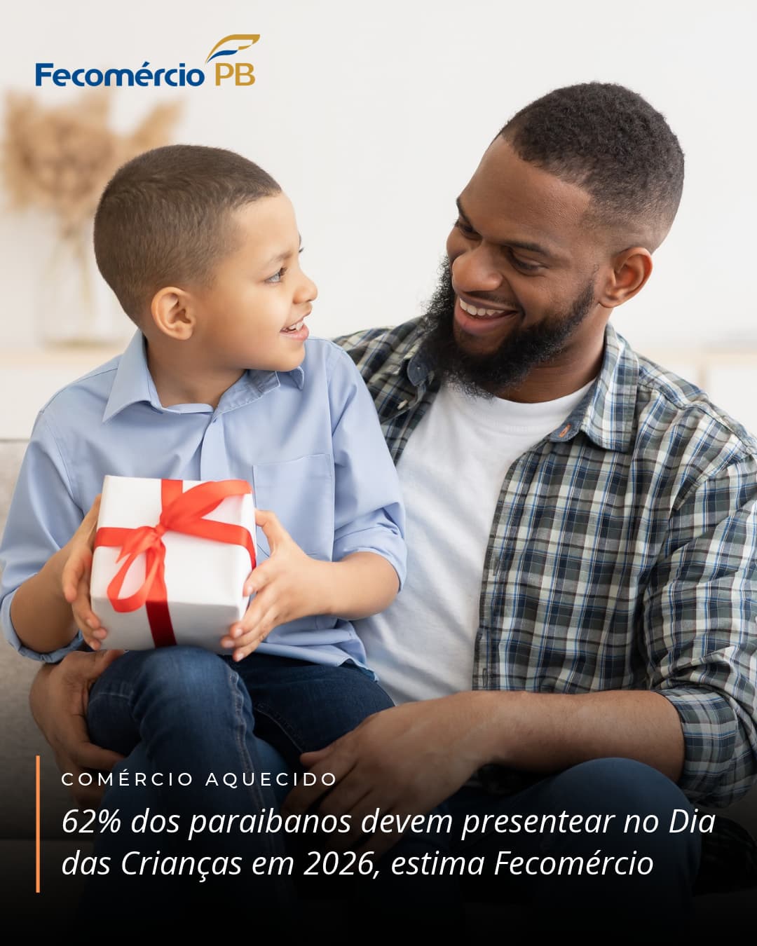 62% dos paraibanos devem presentear no Dia das Crianças, estima Fecomércio